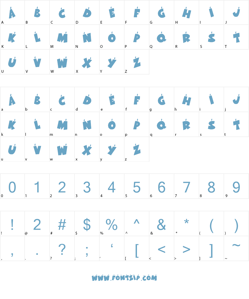 KR Birthday Letters Font Character